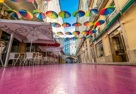Rua Rosa en Lisboa